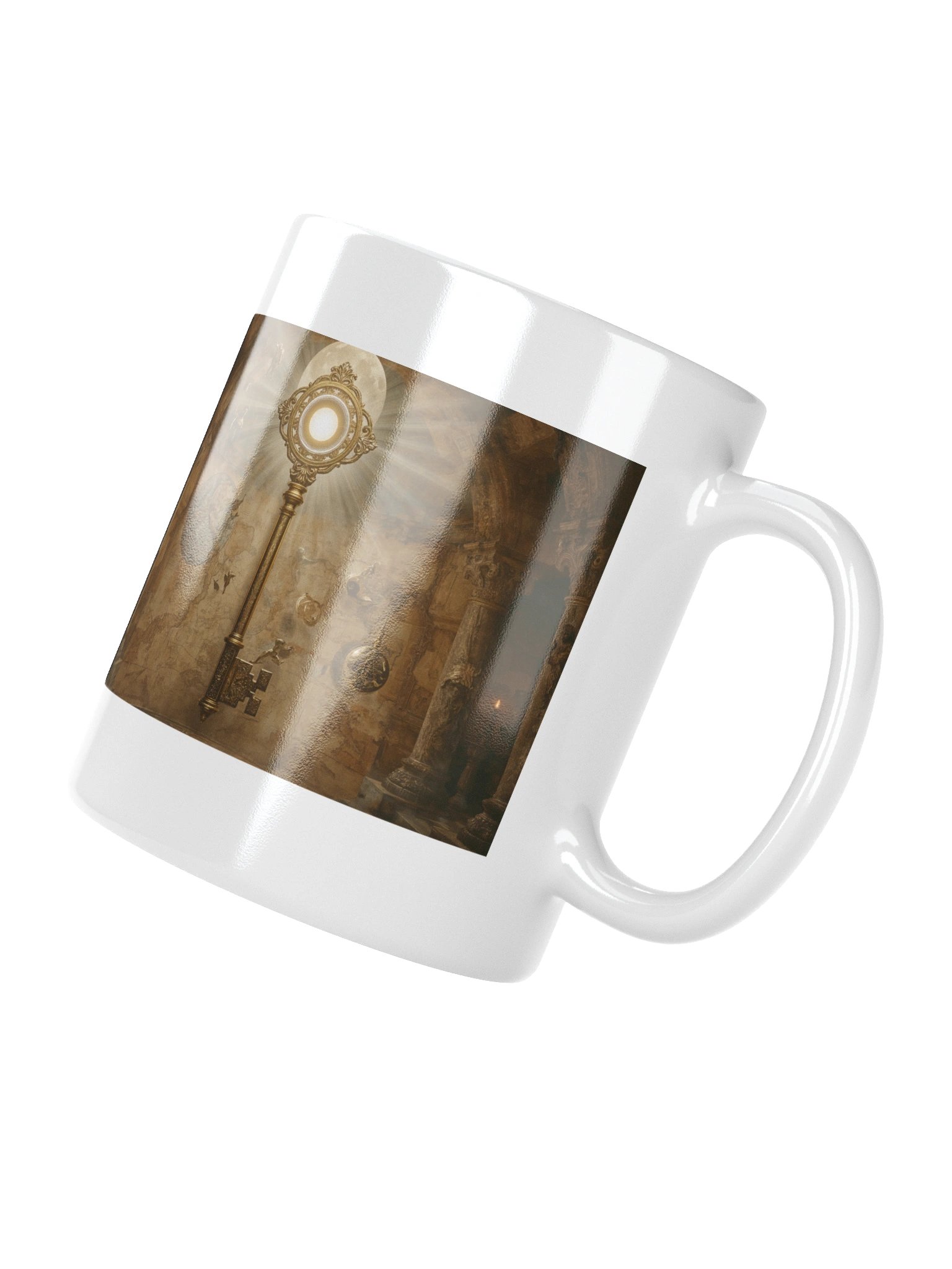 The Gatekeeper’s Key – Eternal Archive | Ceramic Mug product image (3)