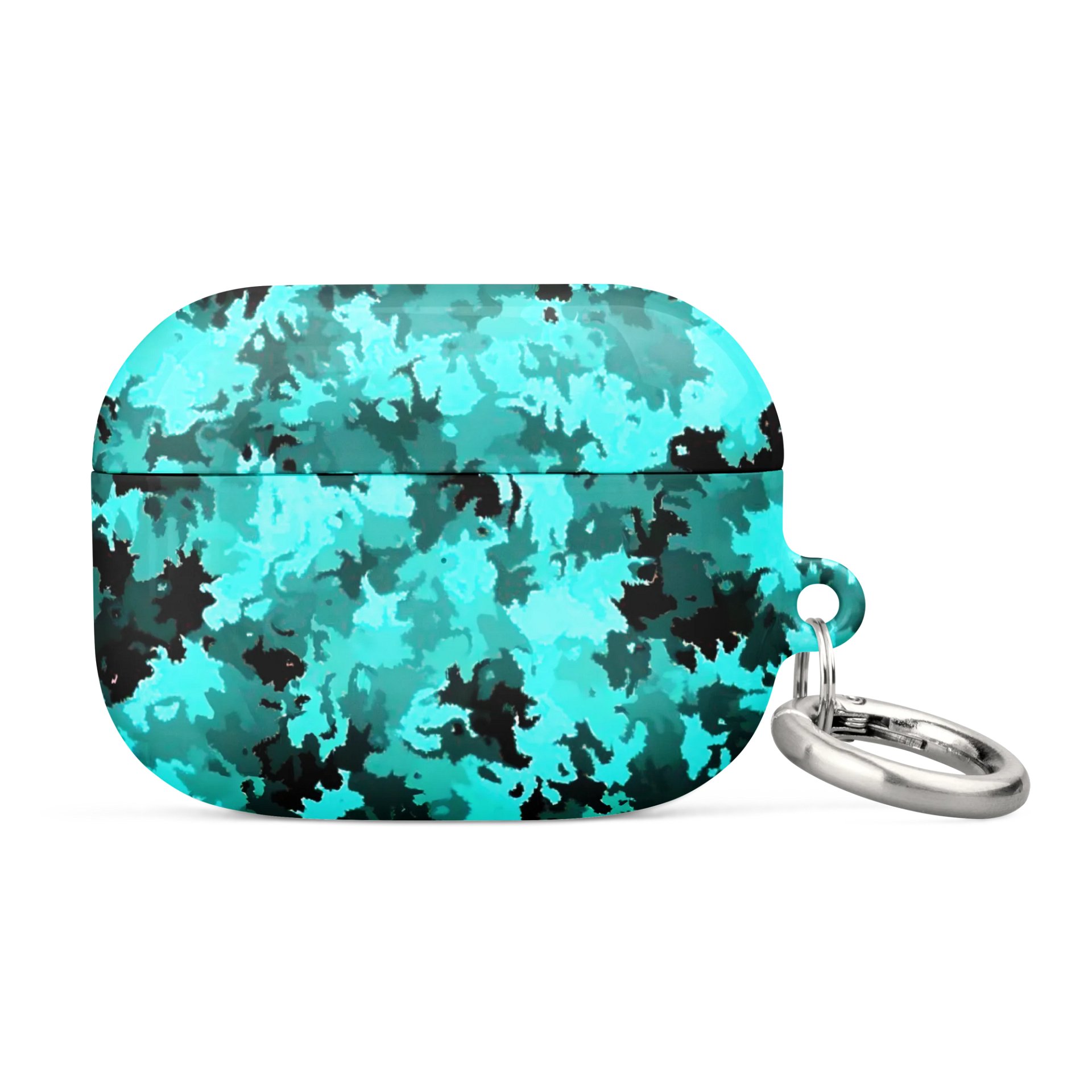 Turquoise Camo All-Over Print AirPods® Case product image (4)