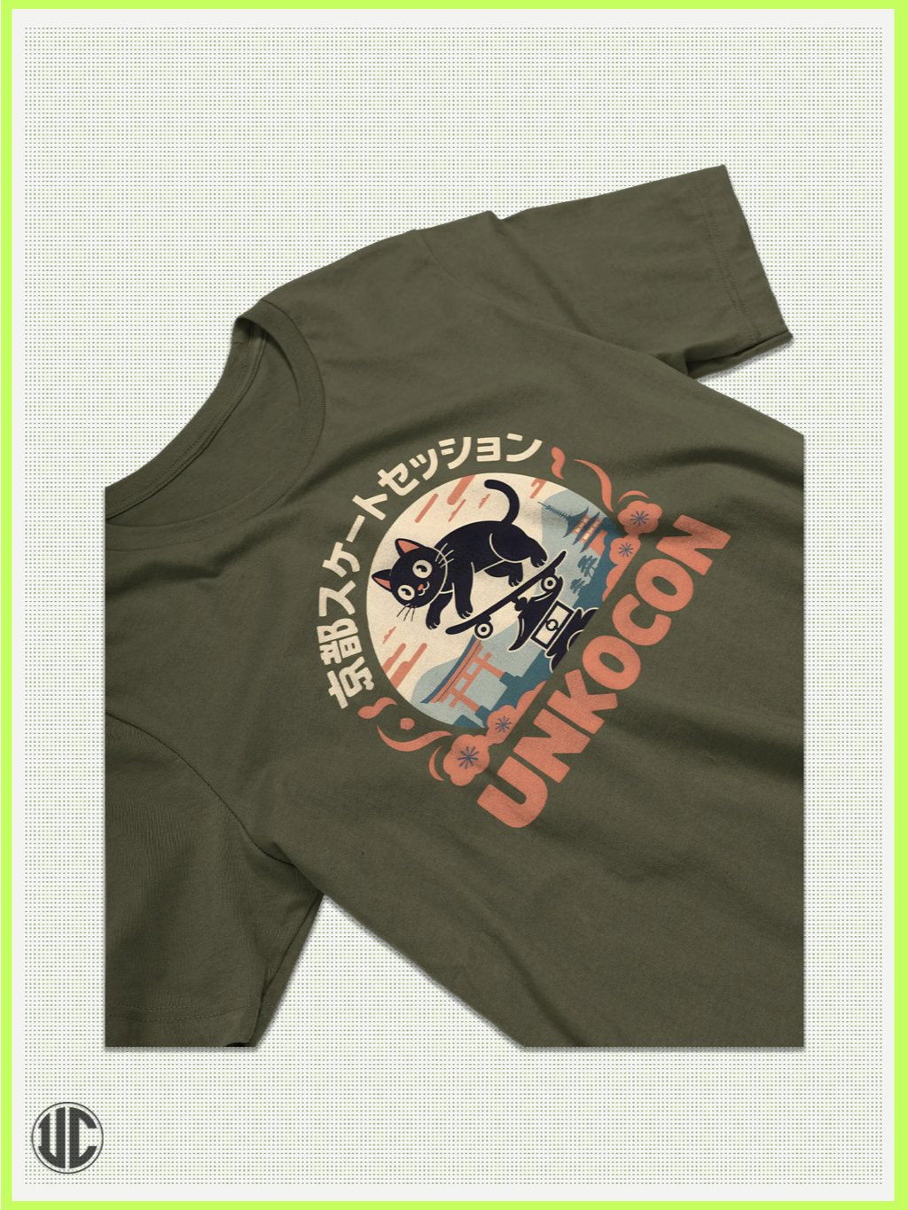 Kyoto Skate Session – UnkoCon Graphic T-Shirt product image (2)