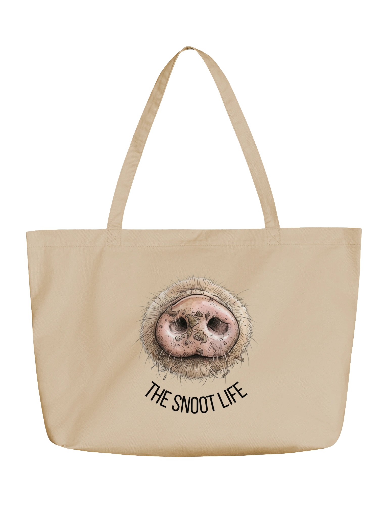 The Everyday SNOOT Dirty KuneKune Pig Snout Tote product image (1)