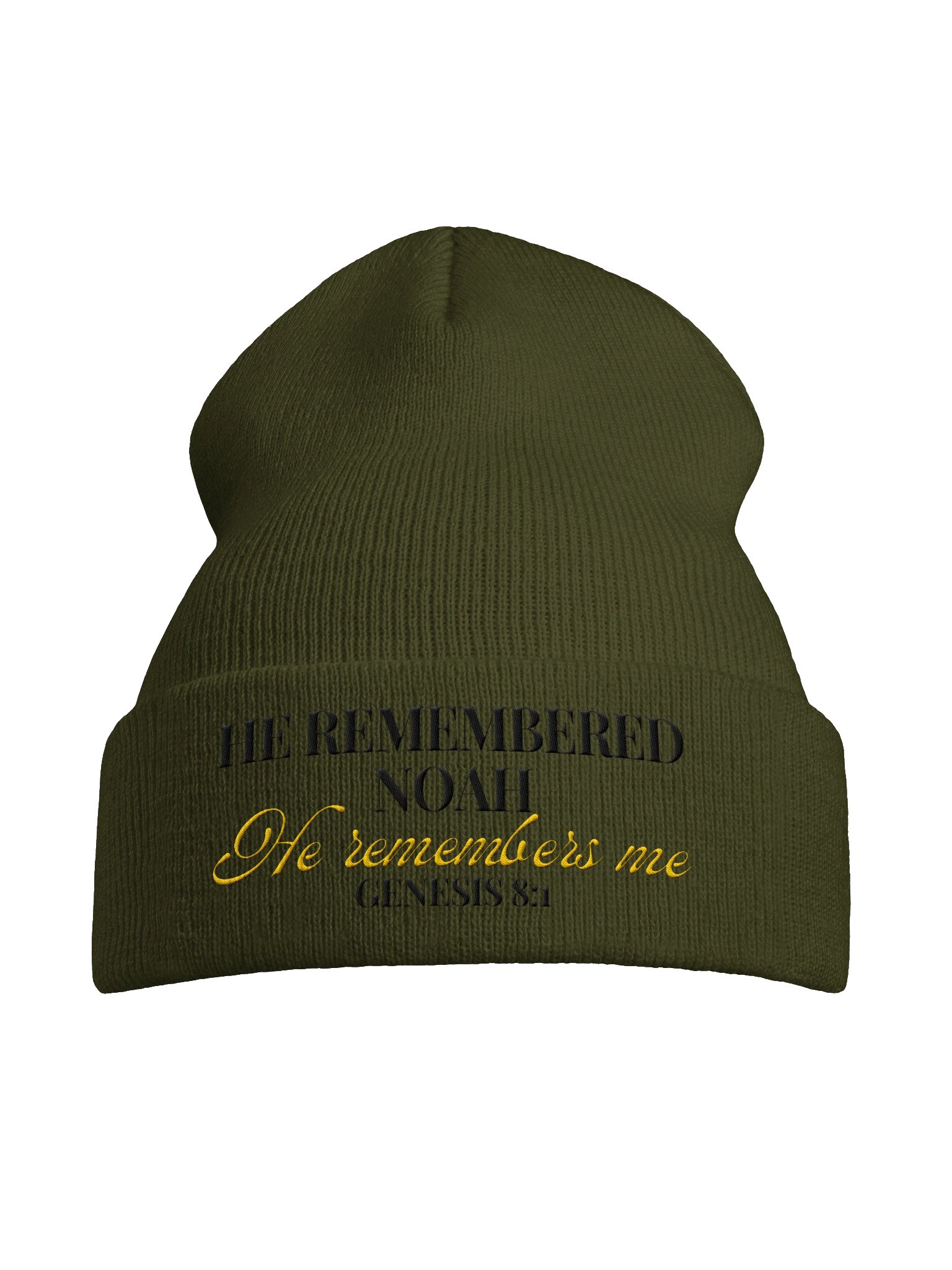 He Remembered Noah-He Remembers Me Embroidered Beanie product image (7)