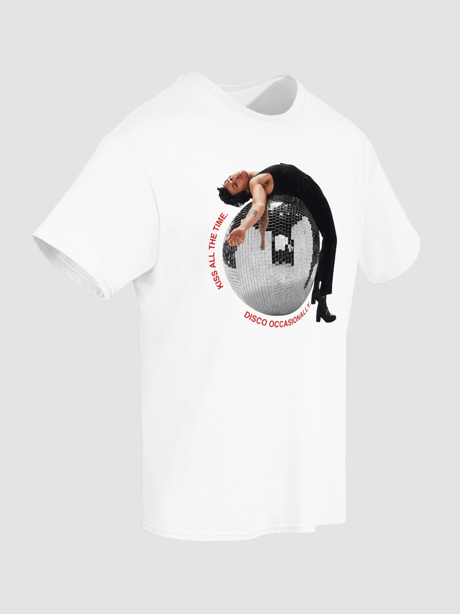 Harry Styles Disco Ball Pose T-Shirt | Kiss All The Time Album Merch Tee product image (6)