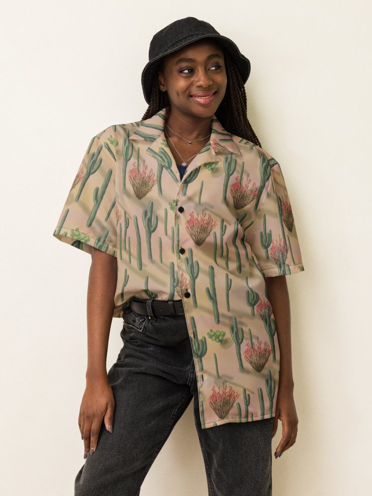 Saguaro Cactus Oversized Button-Down Shirt product image (10)