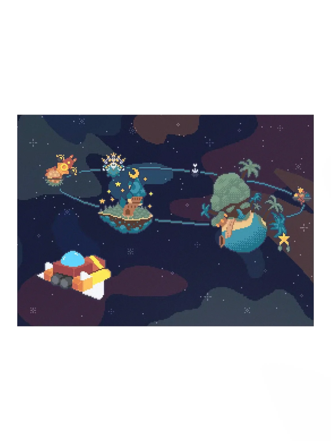 Gummi Ship Print product image (1)