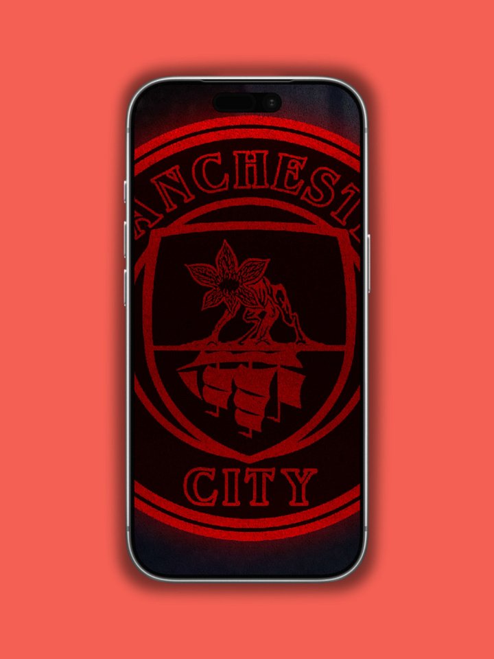 ManCity × Stranger Things Wallpaper product image (1)