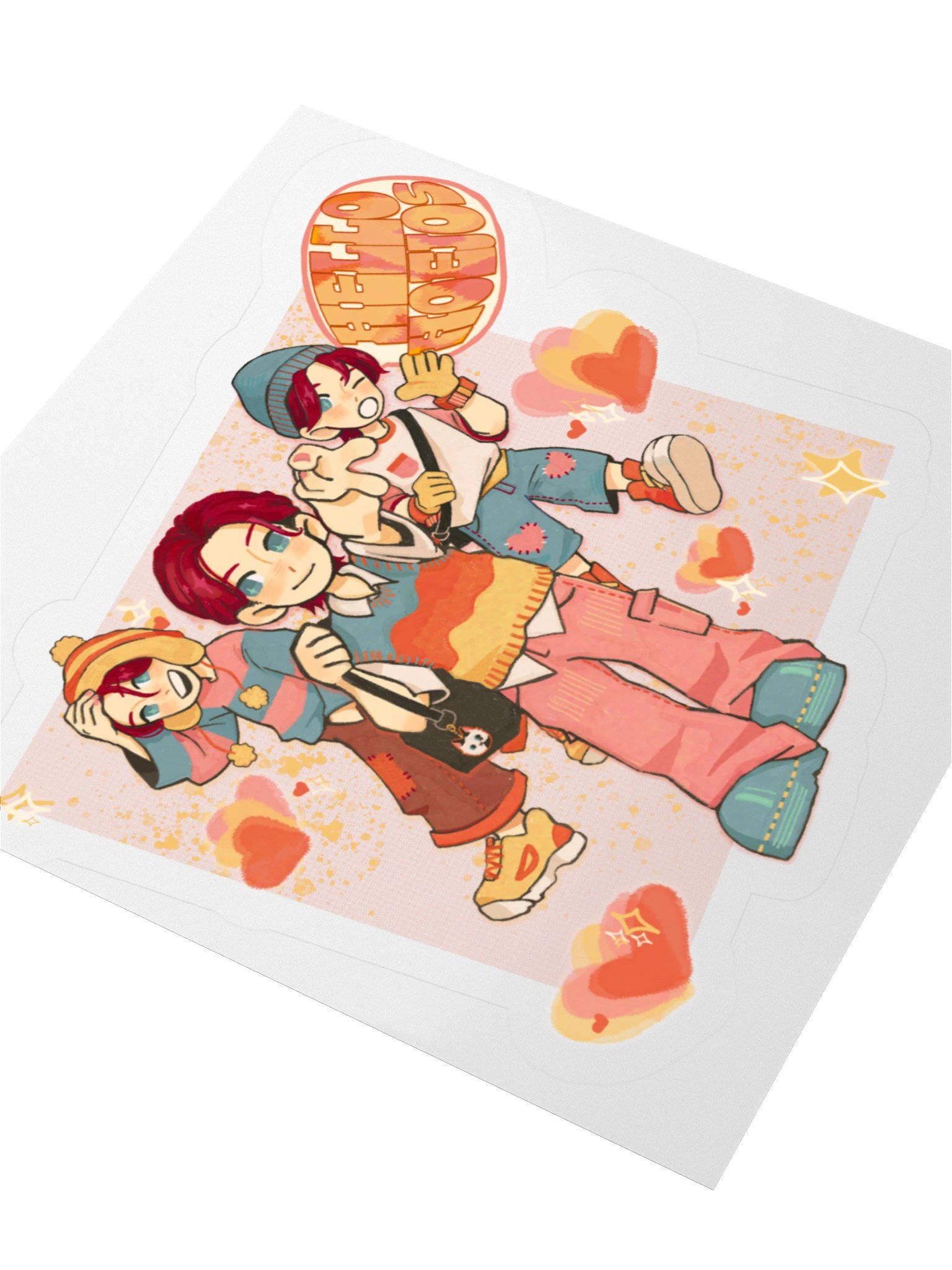 'Hello Hoejos' Sticker product image (3)