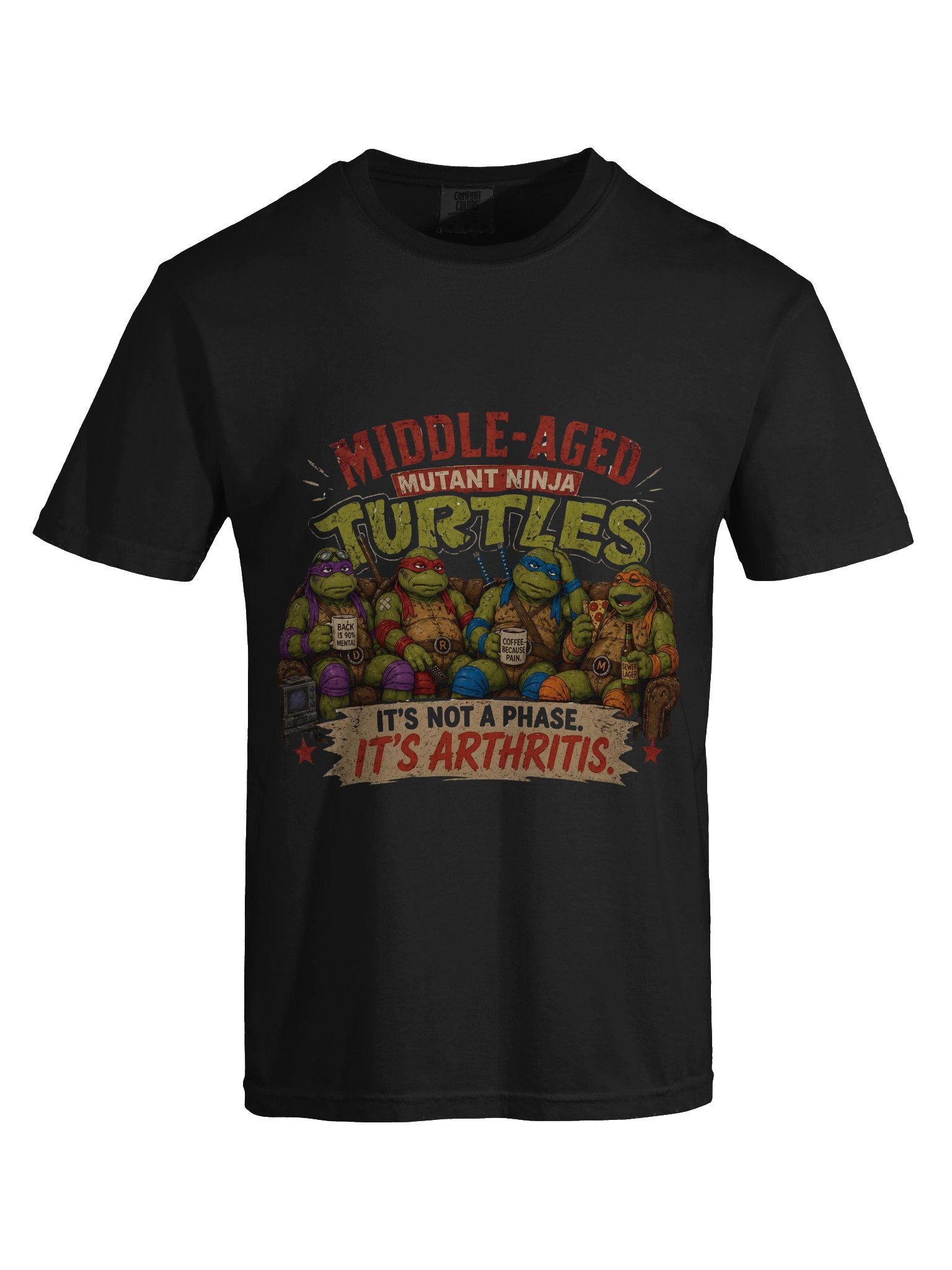 Middle-Aged Mutant Ninja Turtles T-Shirt product image (6)