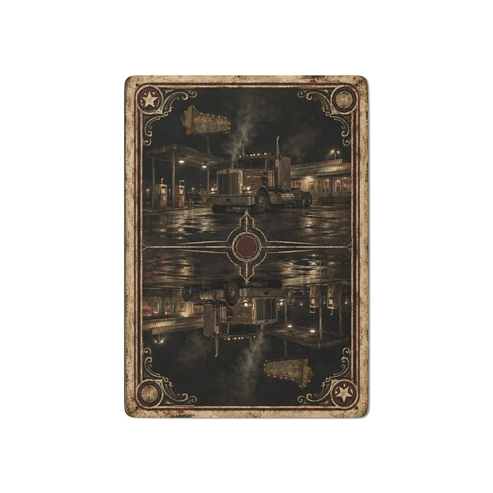 Midnight Fuel Stop Playing Cards product image (1)
