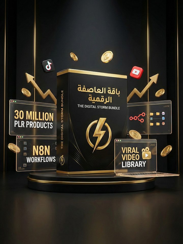 باقة العاصفة الرقمية 2026 | The Digital Storm Bundle product image (1)