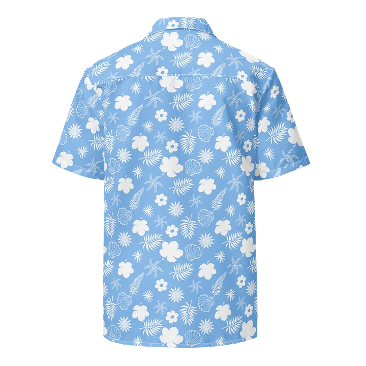 Minimalist Tropical Floral Bloom Hawaiian Shirt product image (2)