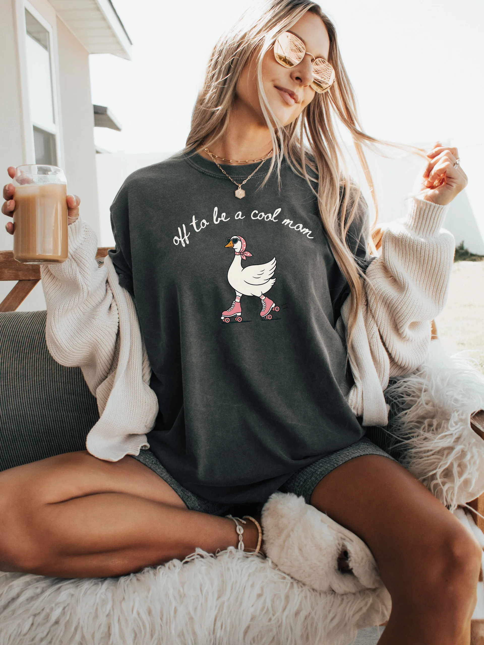 Off To Be A Cool Mom - White Text product image (3)