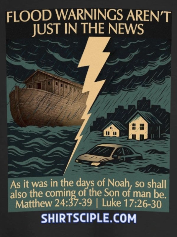 Flood Warning T-Shirt product image (2)