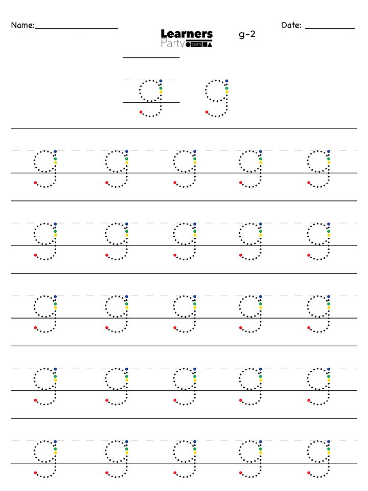 G/g - New Digital Product Progressive Letter Builder product image (2)