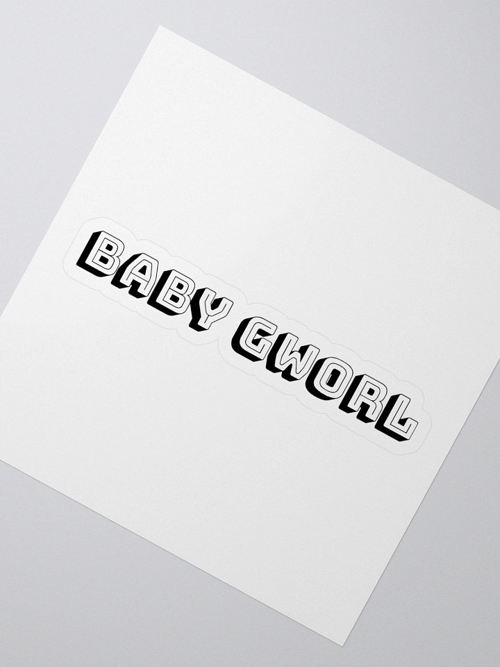 Baby Gworl Sticker product image (2)