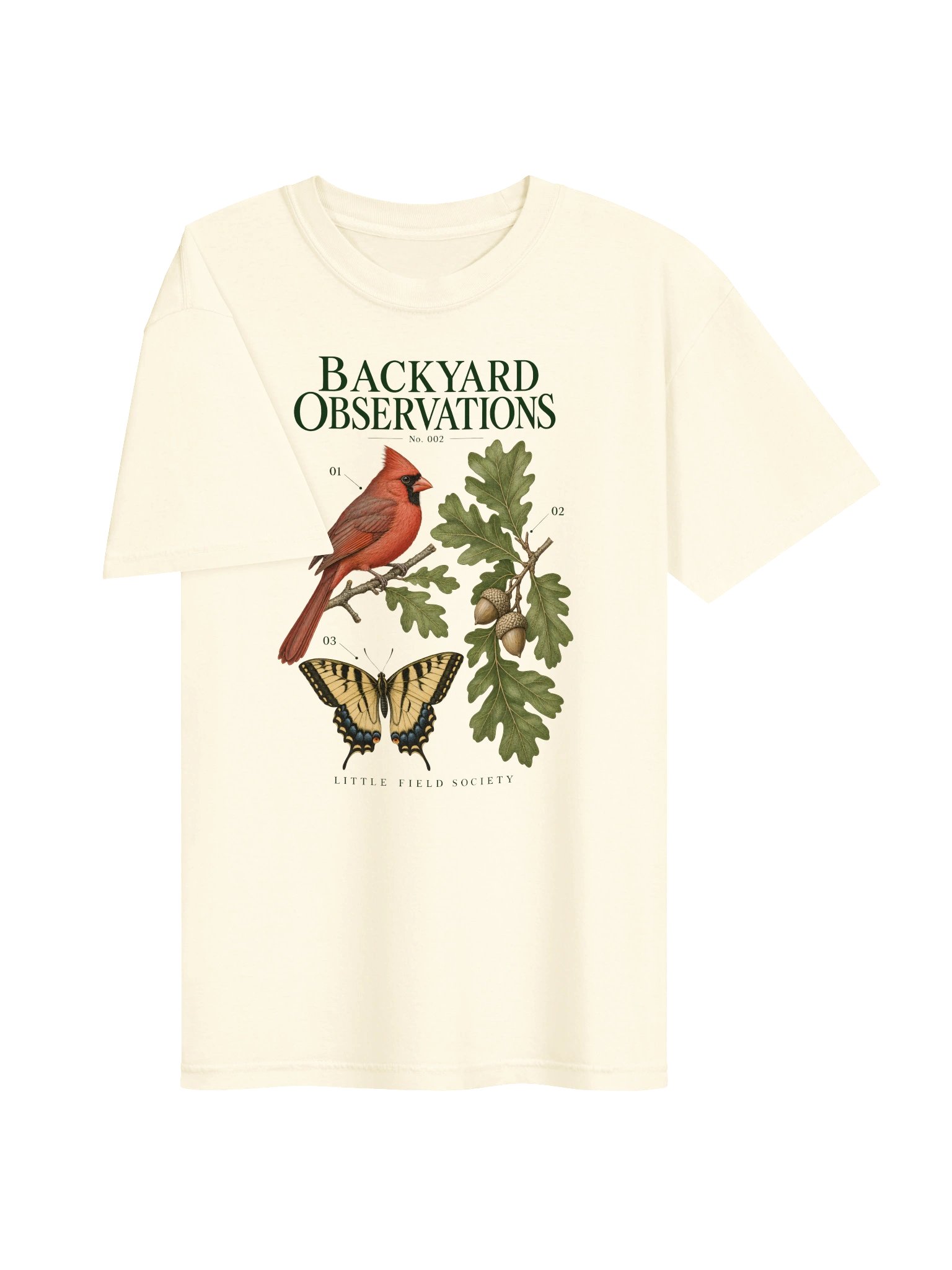 Backyard Observations No. 002 — Cardinal & Oak T-Shirt product image (4)