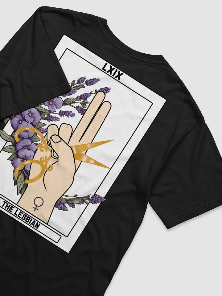 "The Lesbian" Tarot Card - T-Shirt (Black) product image (1)