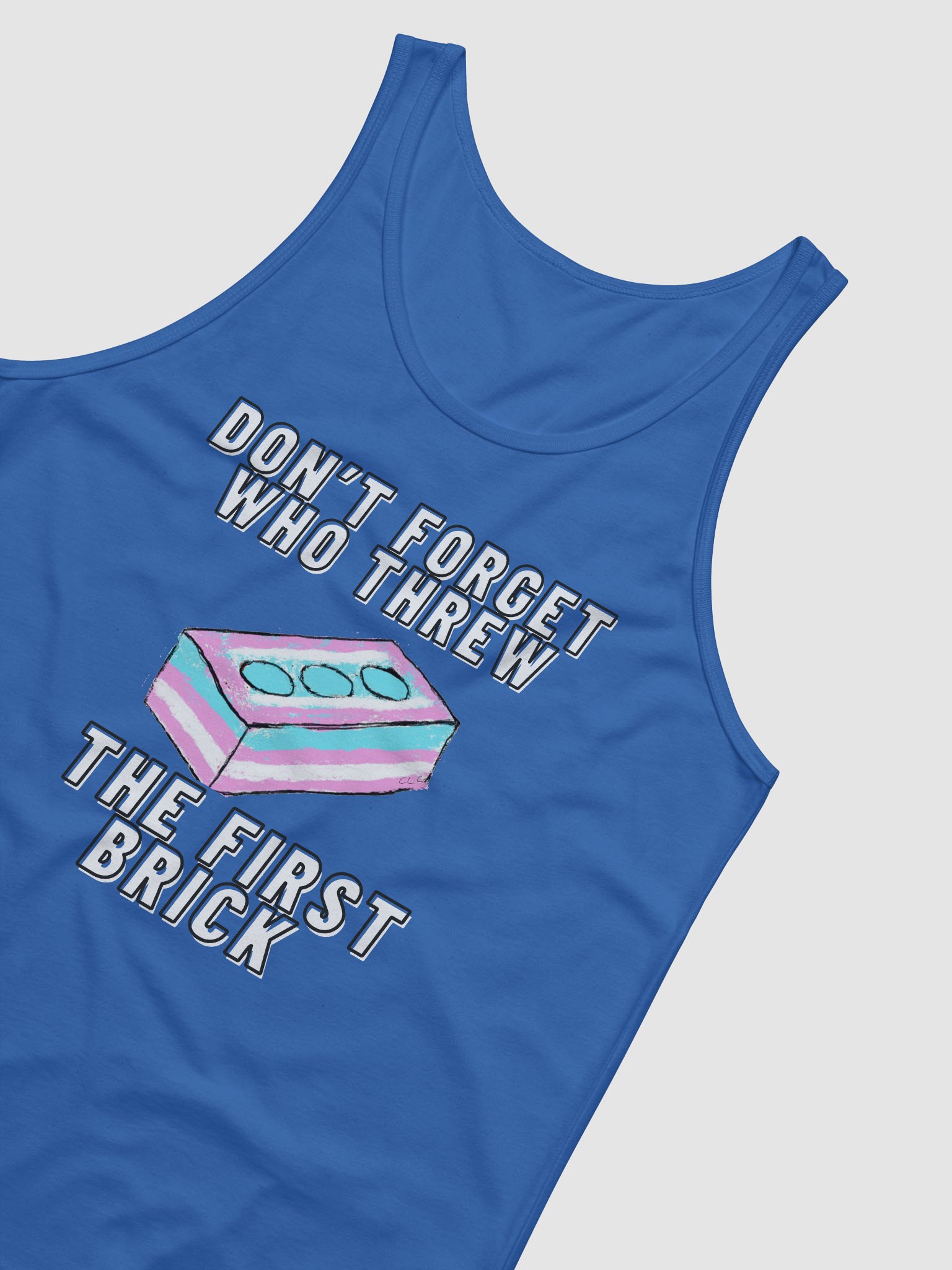 Don't Forget Who Threw The First Brick Tank Top product image (23)