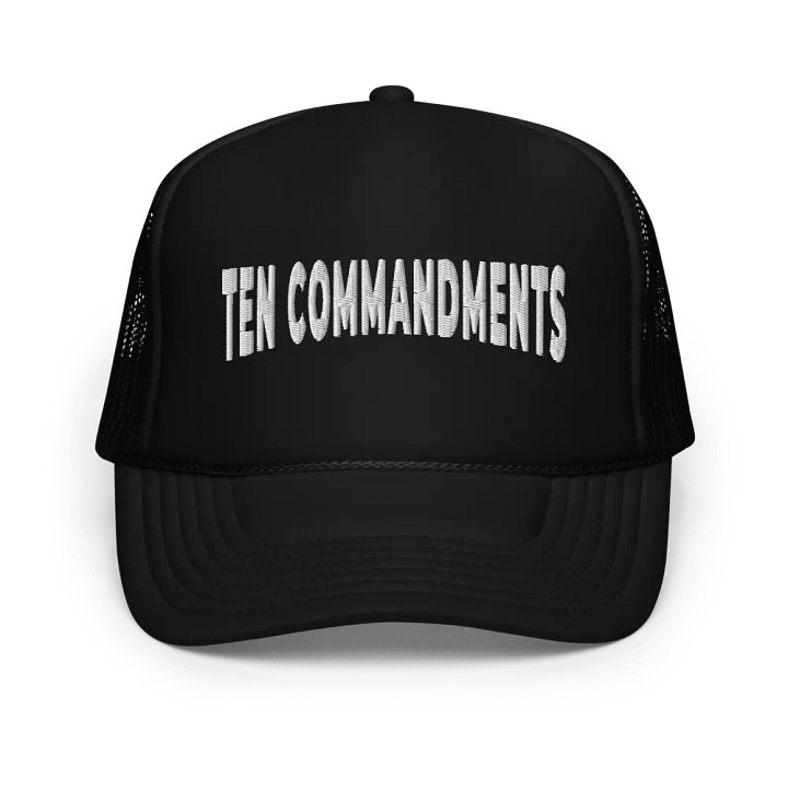 Ten Commandments Trucker Hat product image (1)