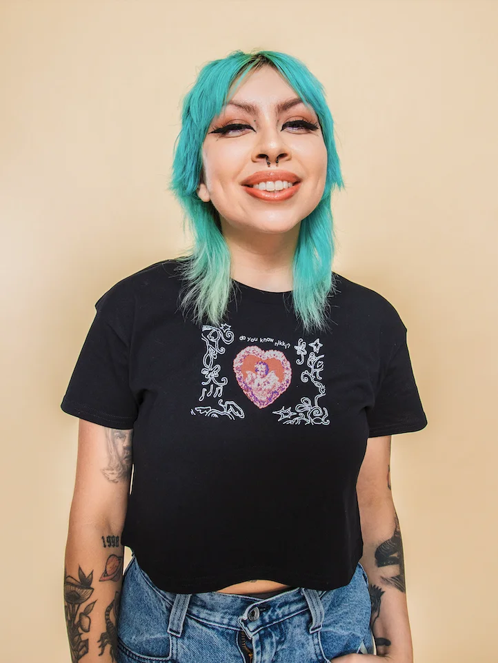 Heart Tee - Black product image (2)