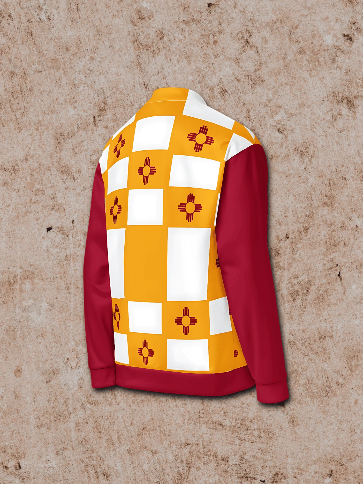 New Mexico flag Zia All-Over Bomber Jacket product image (4)