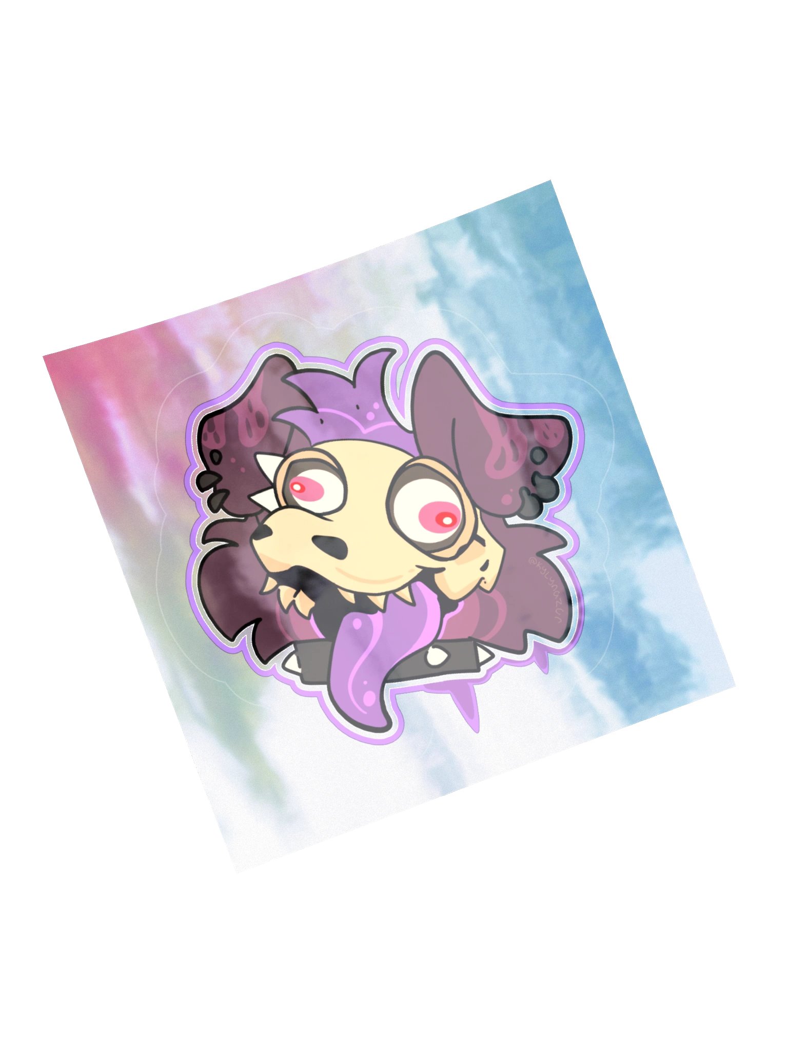 Derpy Skull Dog Sticker product image (5)