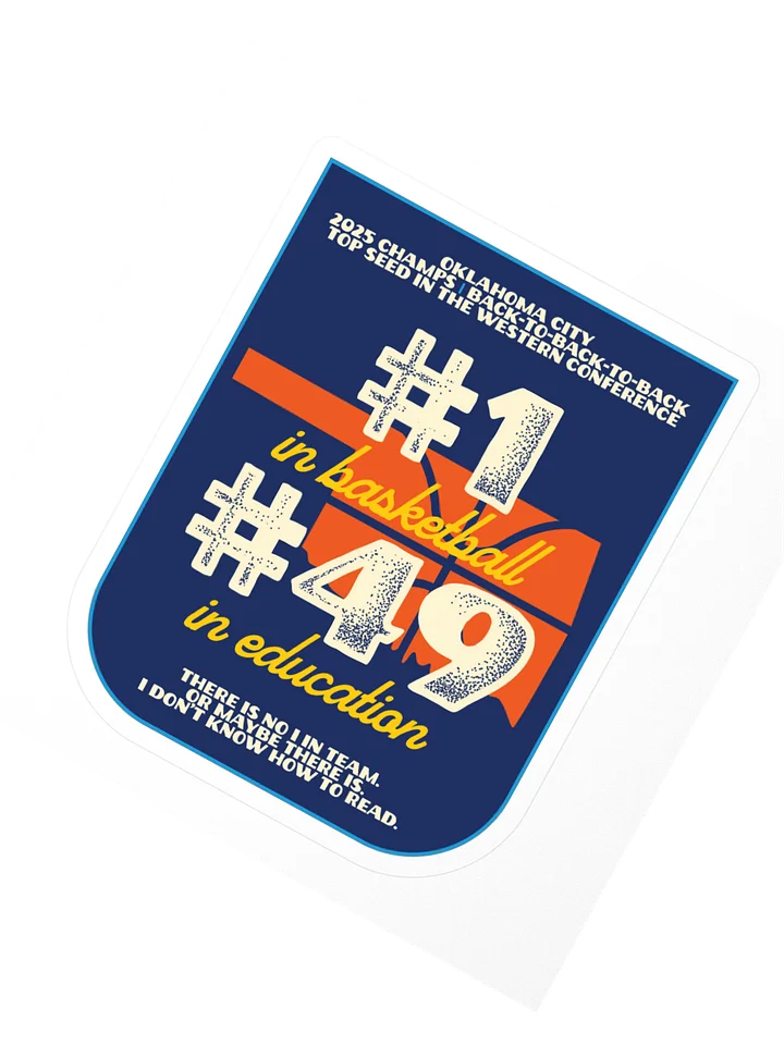 Oklahoma State Rankings Sticker product image (3)