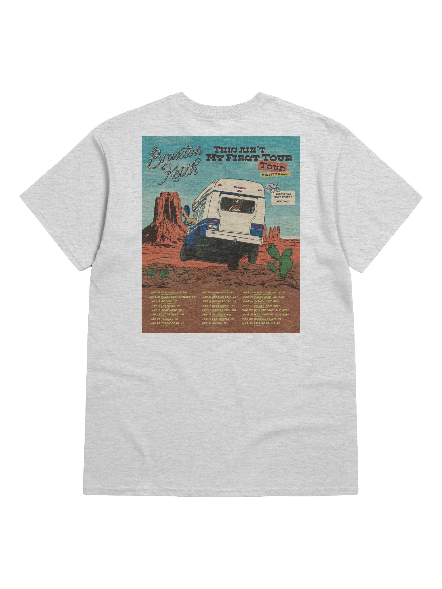 This Ain’t My First Tour Braxton Keith Tshirt product image (16)
