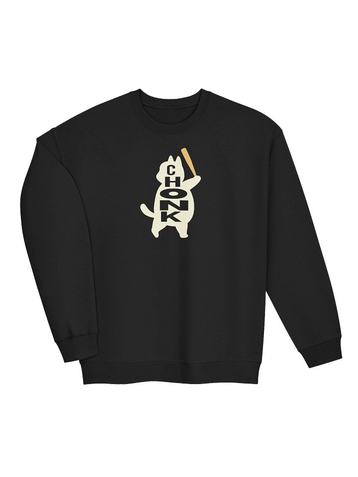 Baseball Chonk Cat - Unisex Adult Sweatshirt product image (2)