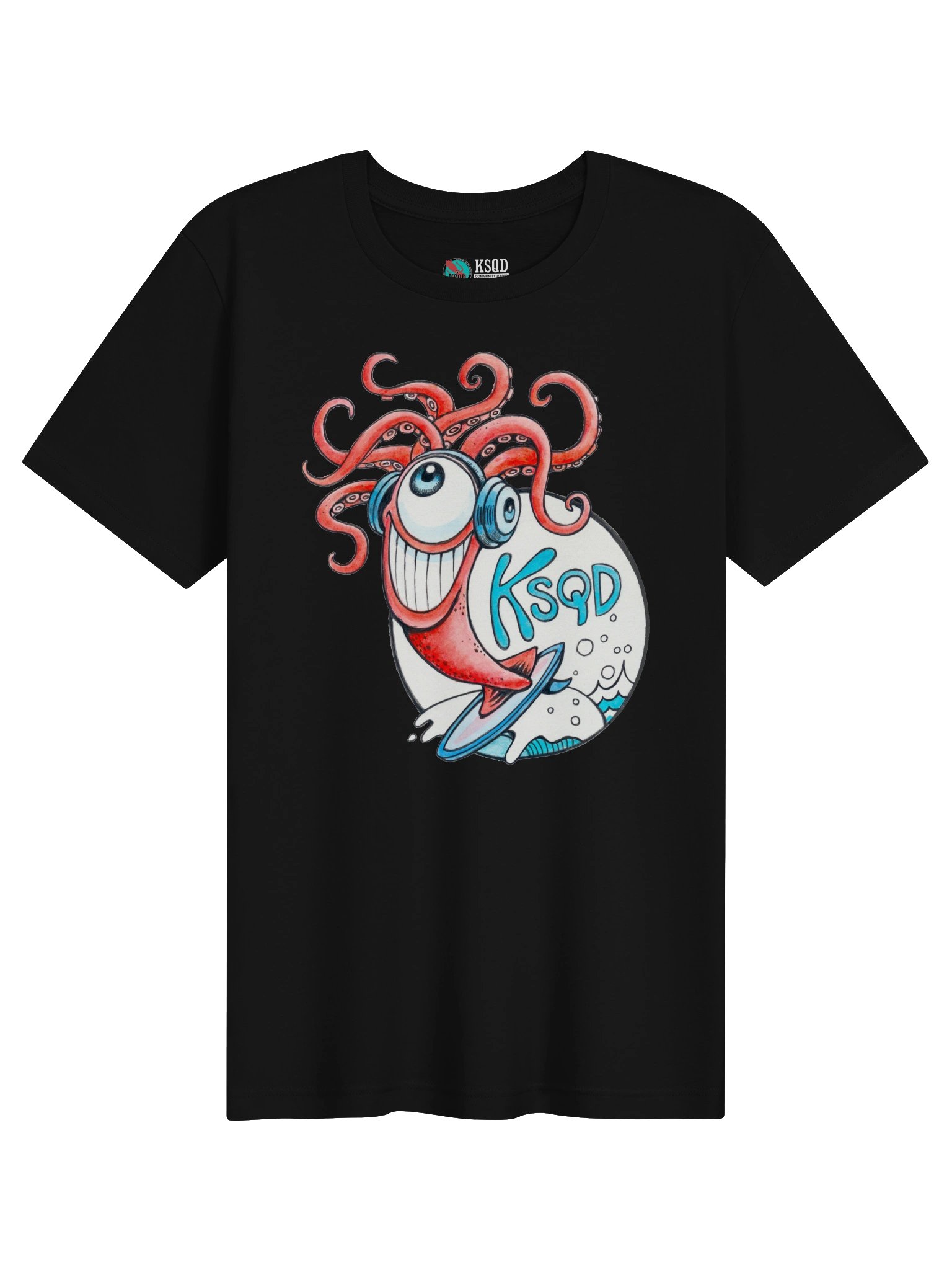 KSQD 2026 Winning Design – Squid & Ocean Dark Edition T-Shirt product image (2)