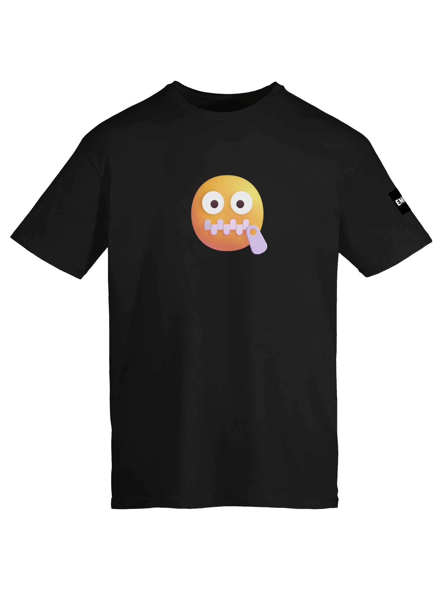 Zipper-mouth Face T-Shirt product image (9)