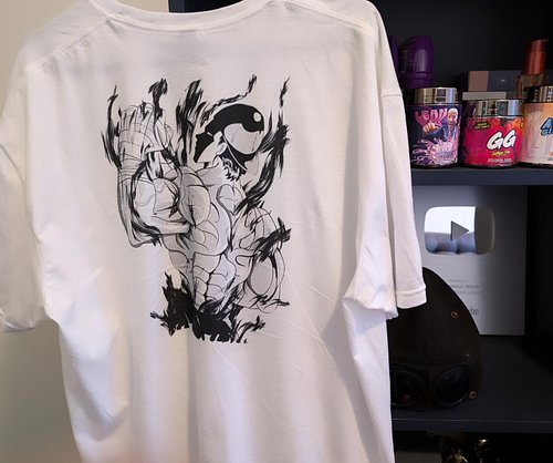 The Mysterious Demon Back Merch Is Now available for all of you, link in the bio #baki #kengan #anime #manga