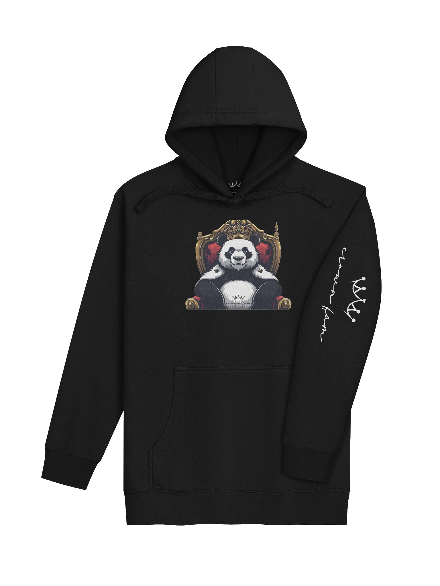 Crowned Royal Panda Unisex Hoodie product image (30)