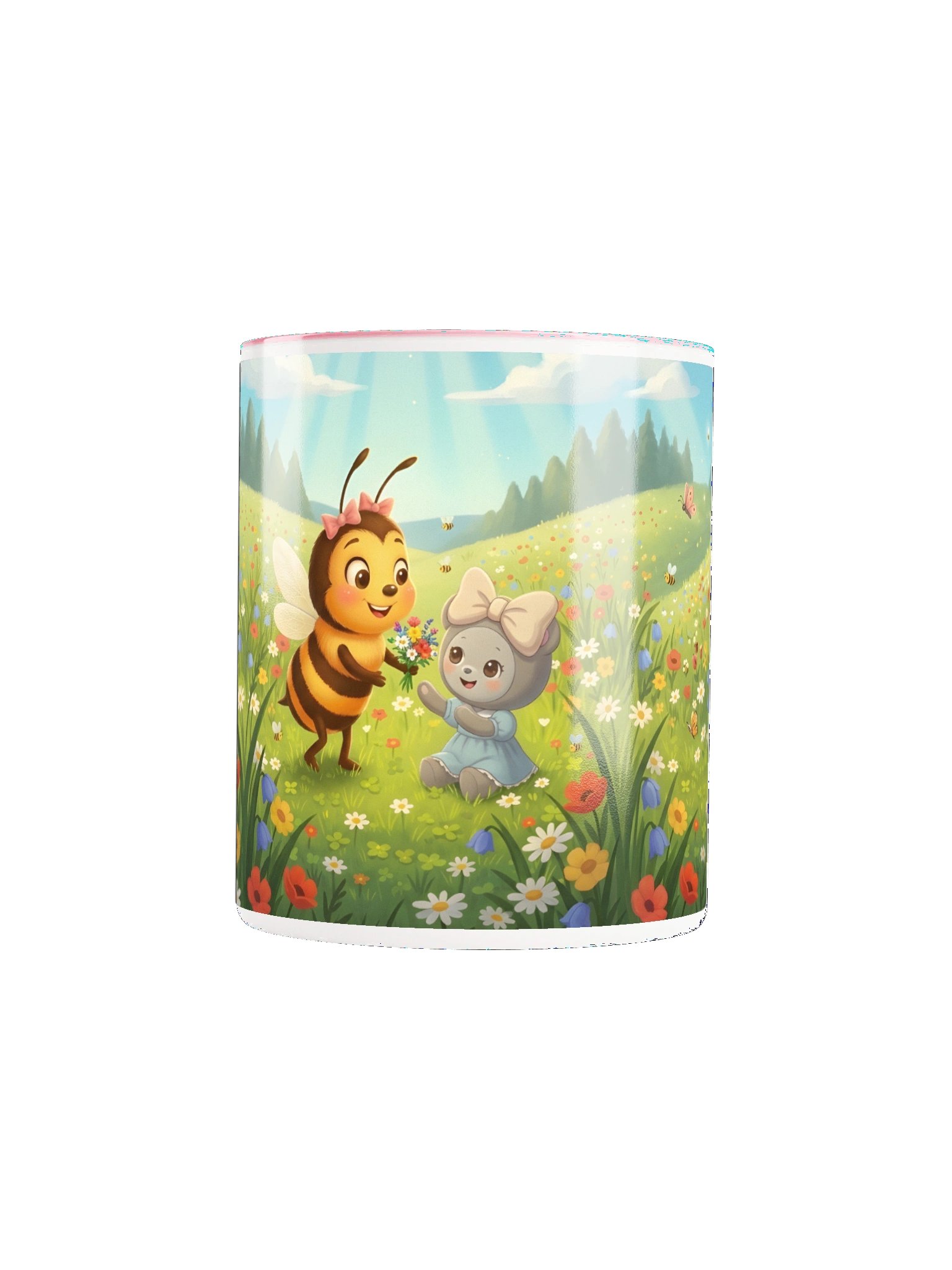 Šalica - Pčelica Dina i Lutkica Lina - Vesela livada🐝🌷 product image (35)