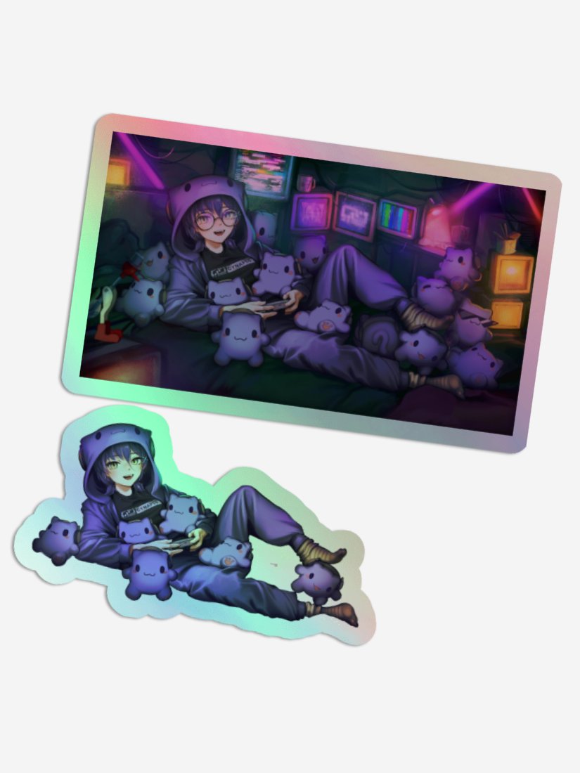 SLEEPOVER HOLO STICKERS product image (1)