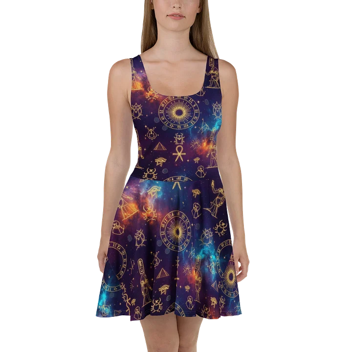 Egyptian Hieroglyph Skater Dress product image (2)