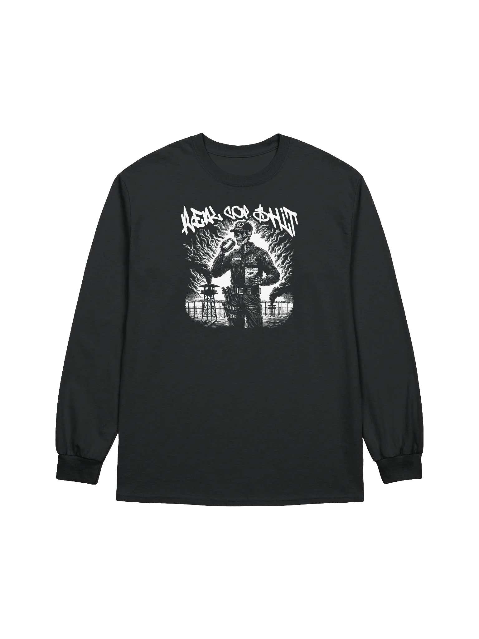 REAL COP SHIT LONG SLEEVE TEE product image (1)