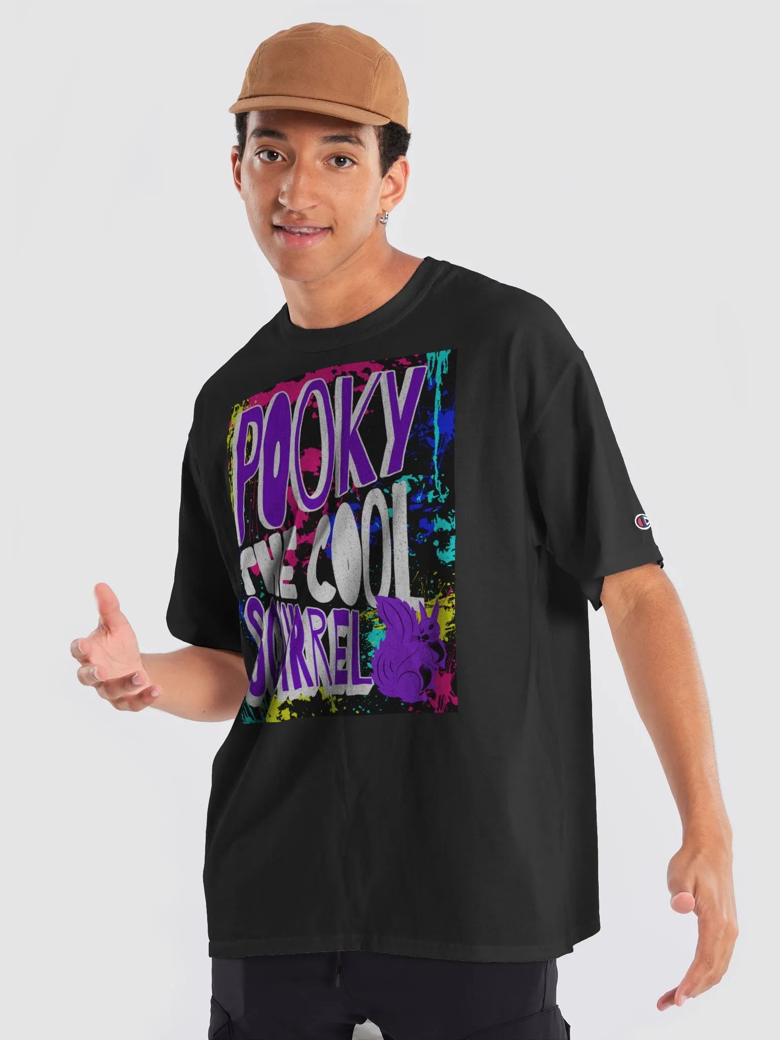 POOKY THE COOL SQUIRREL LIGHTWEIGHT TEE product image (8)