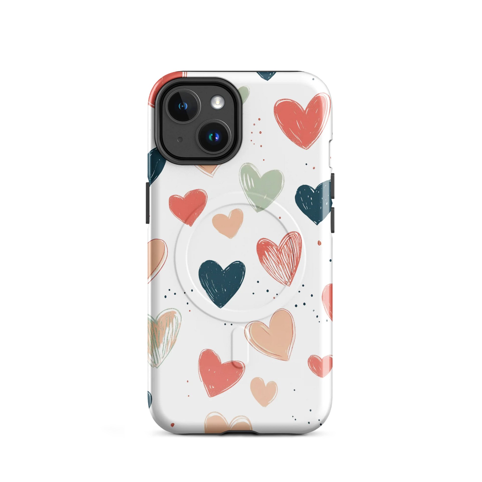 Heart Pattern MagSafe® Tough Case for iPhone® product image (2)