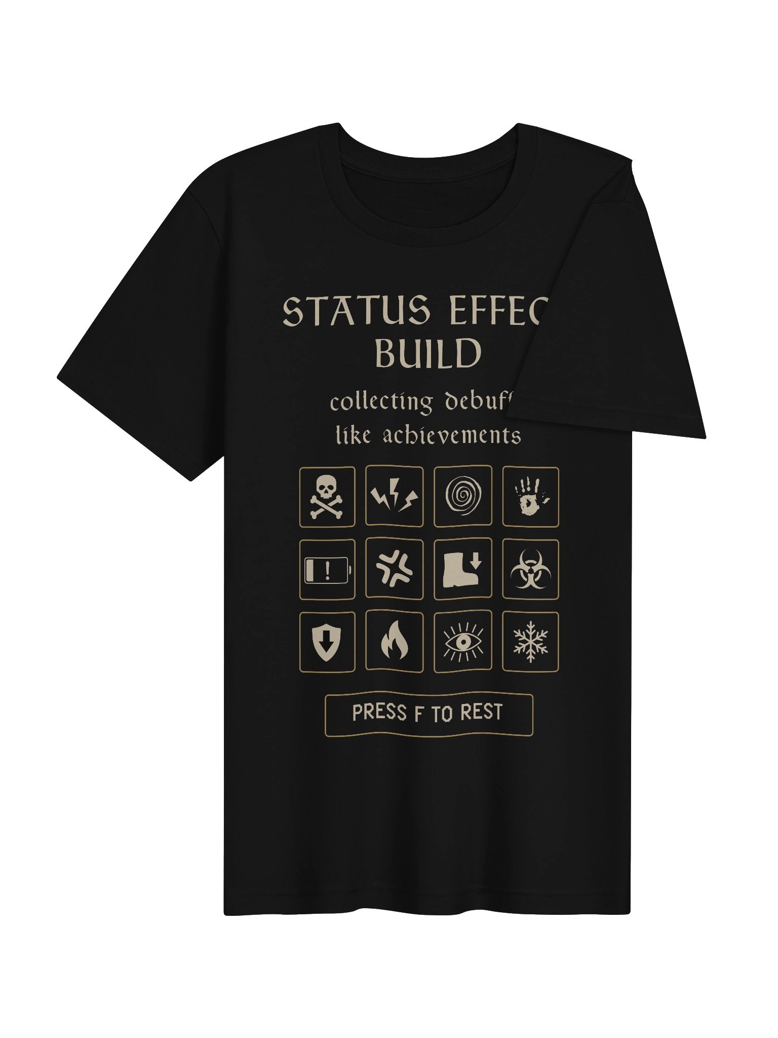 Status Effect Build Shirt | Chronic Illness Gamer & Spoonie Tee product image (4)
