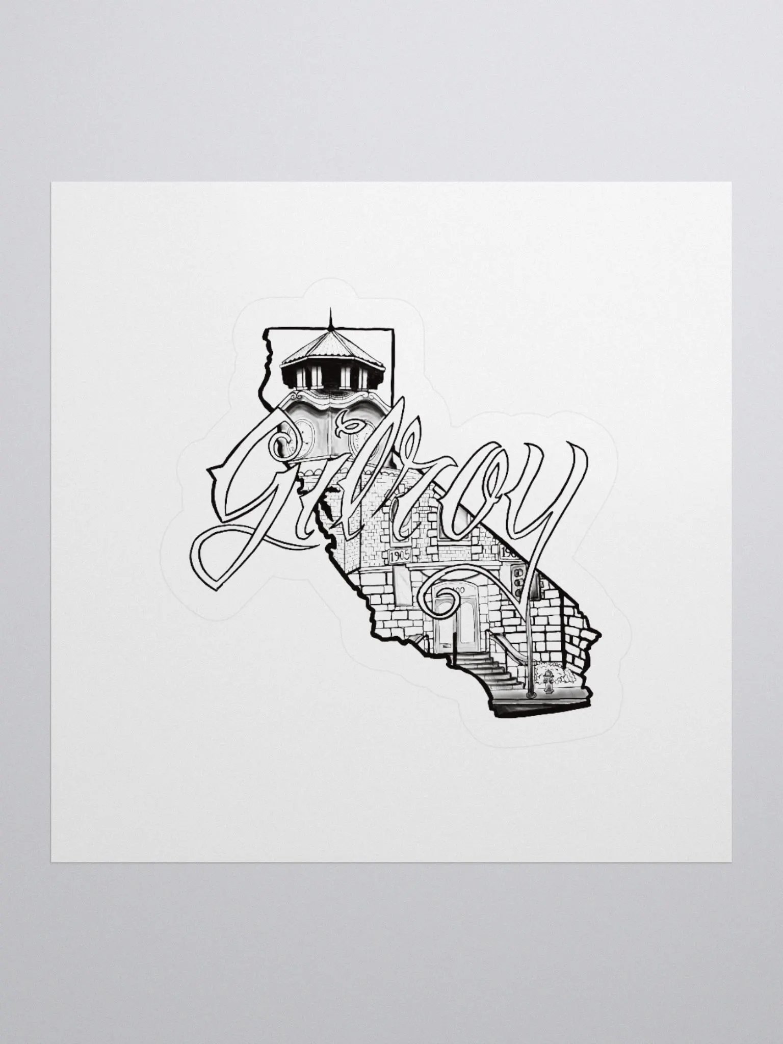Gilroy Ca. Sticker product image (1)