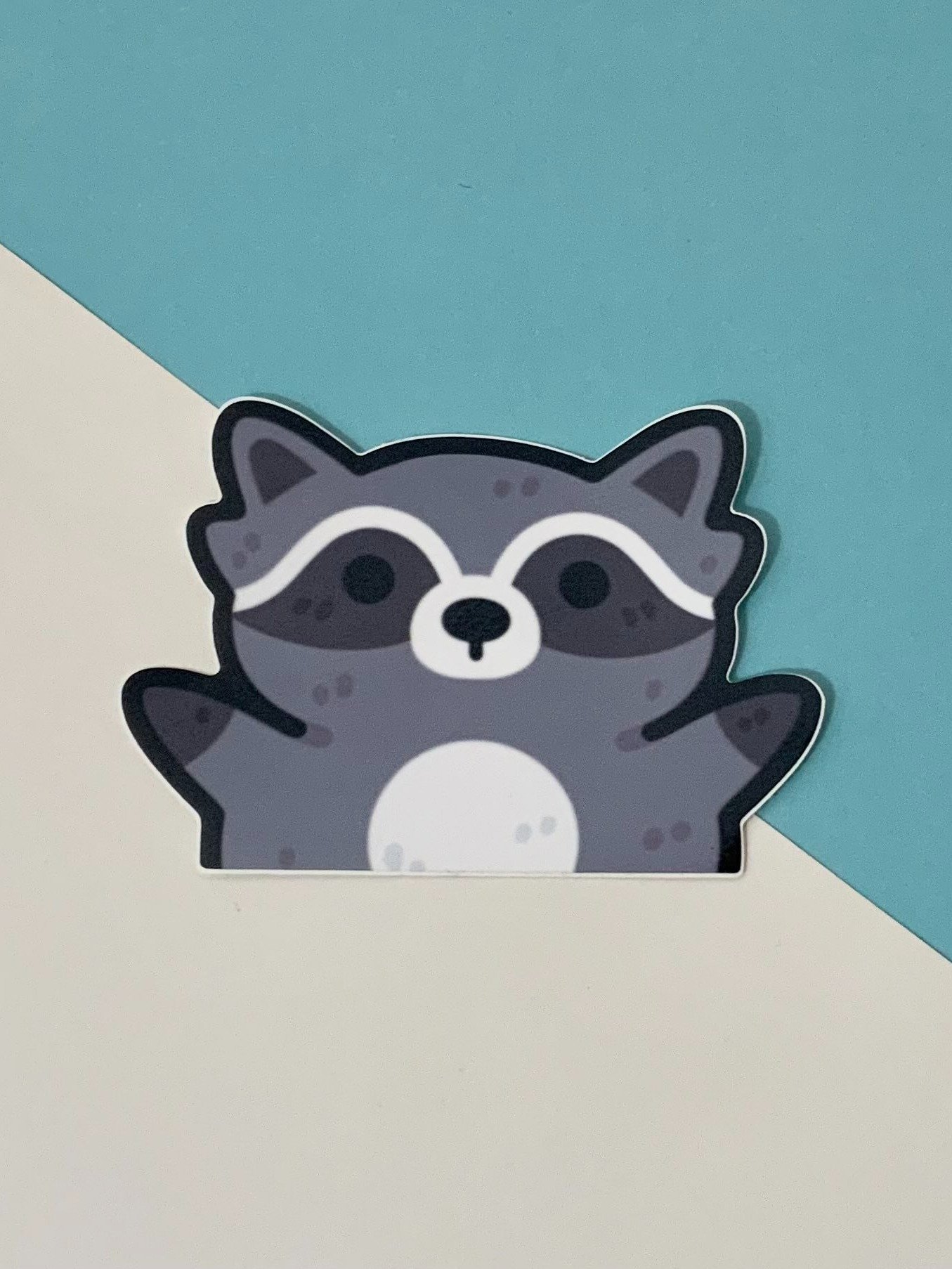 Raccoon Peaker Sticker product image (3)