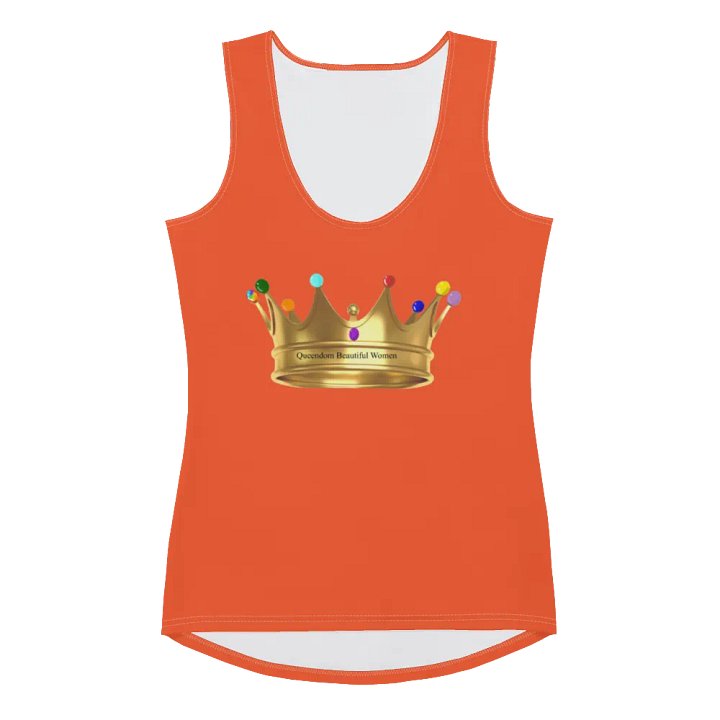 Queendom Beautiful Women Crown Tank Top/Orange (TM) product image (2)
