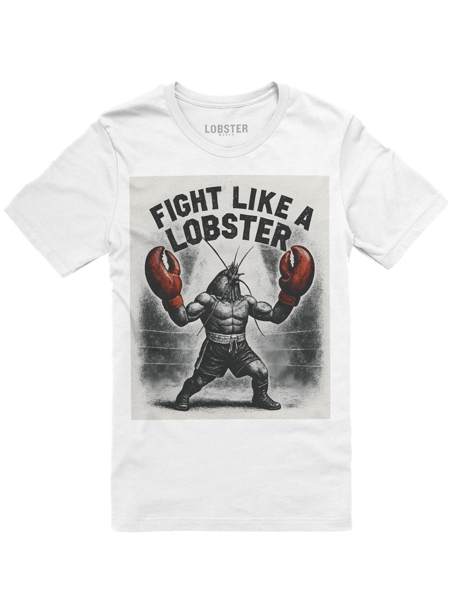Lobster Boxer T-Shirt | Vintage Boxing Lobster Graphic Tee product image (2)