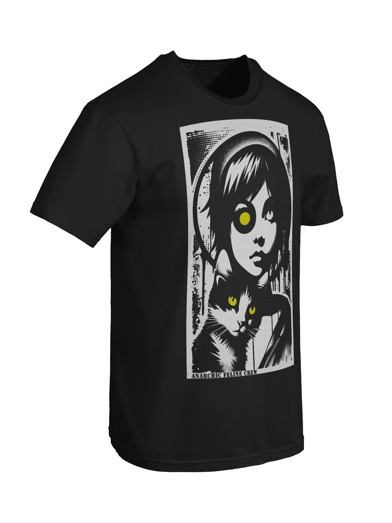 Anarchic Feline Crew //Heavyweight Vintage Graphic Tee product image (43)