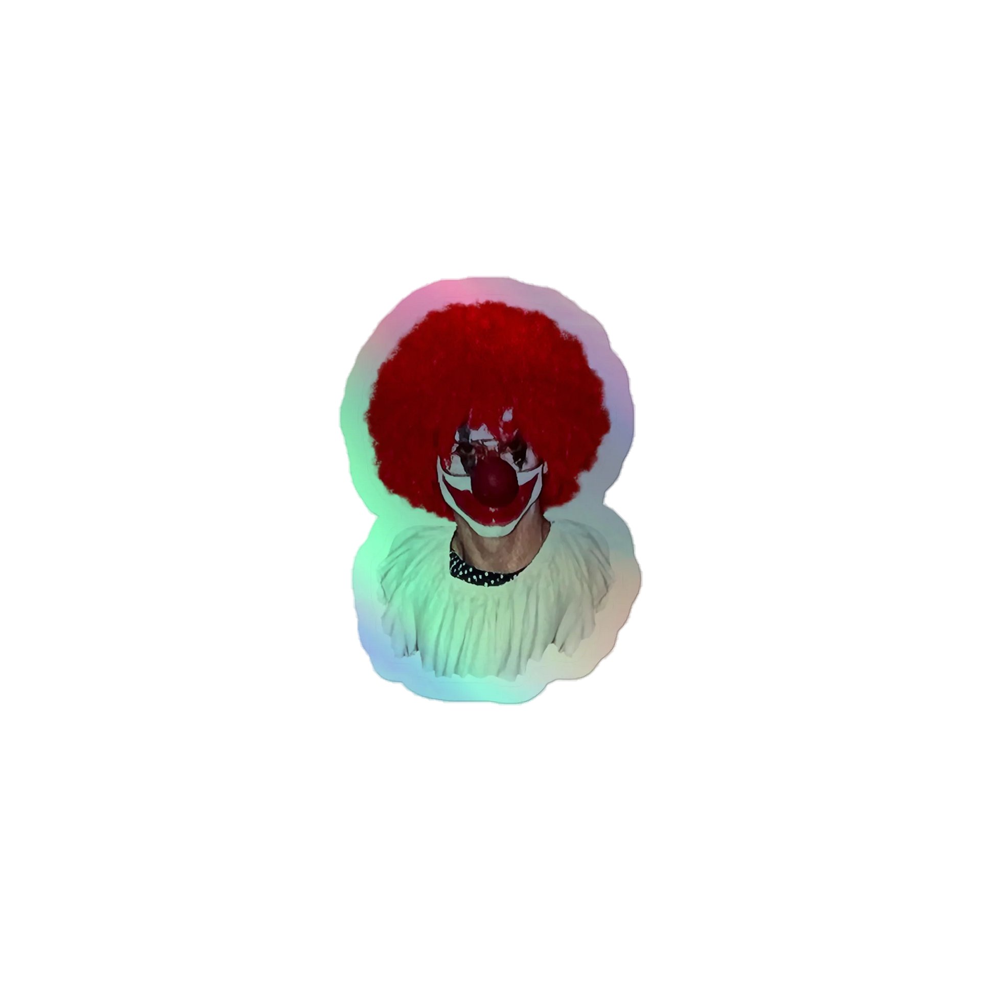 Clown Dad Holographic Sticker product image (1)