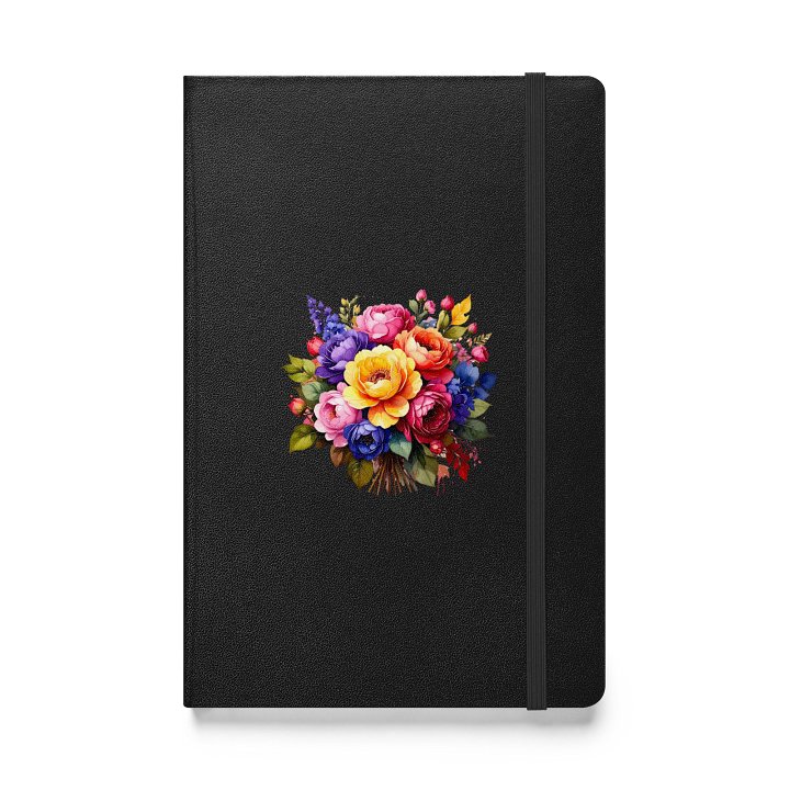 Columbia Road Market Hardcover Notebook (Floral Black) product image (1)