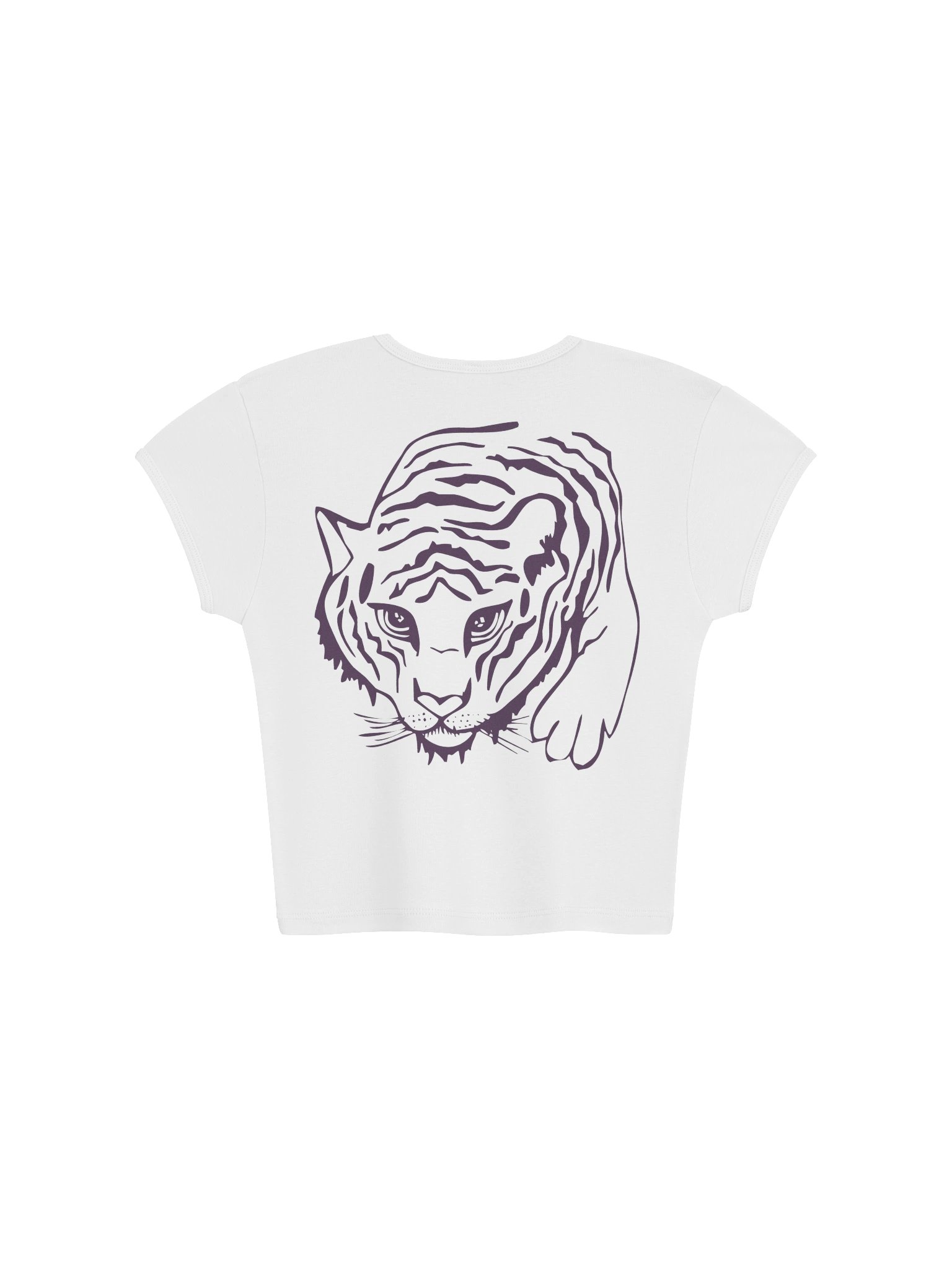 Mermaid Tiger Crop T-shirt product image (2)