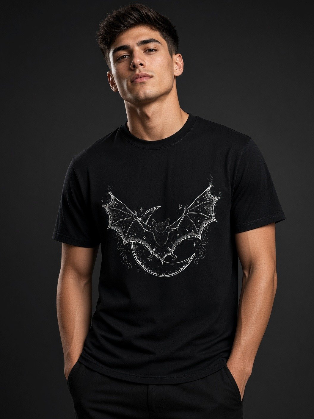 The Nocturnal Shadow // Lace Bat Heavyweight Tee product image (2)
