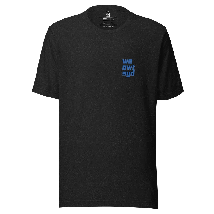 WeOwtsyd Premium T-Shirt - Chest Logo - Blue Print product image (1)