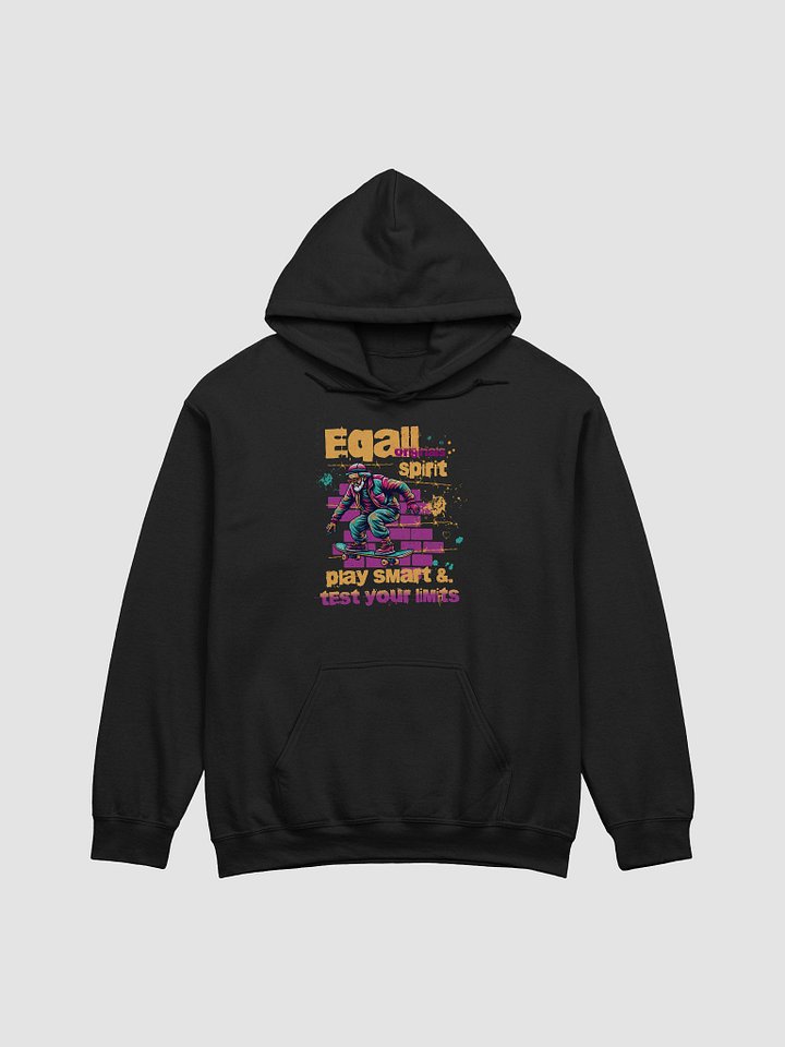 Urban Skater Vibes Midweight Gildan Hoodie EQALL® Originals_Pink_Orange_Turquoise product image (2)